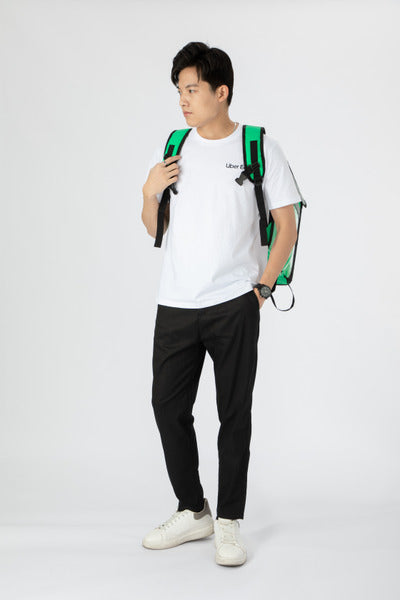 Uber Eats 品牌短袖上衣 (白）