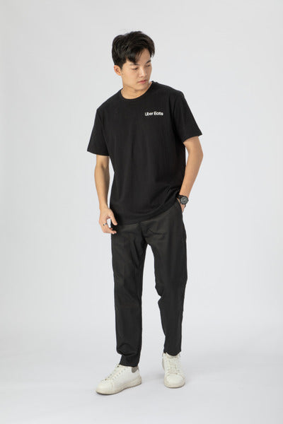 Uber Eats 品牌短袖上衣 (黑）