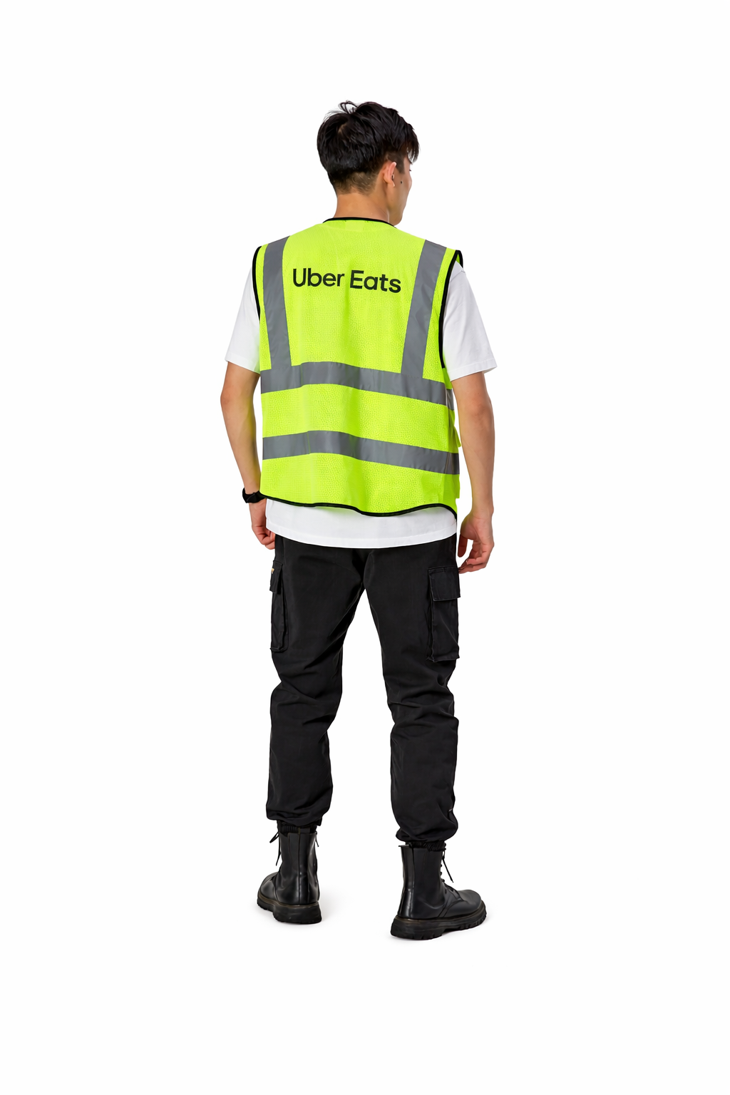 【安全開通組】Uber Eats 反光保溫袋（綠）升級版 + 反光背心
