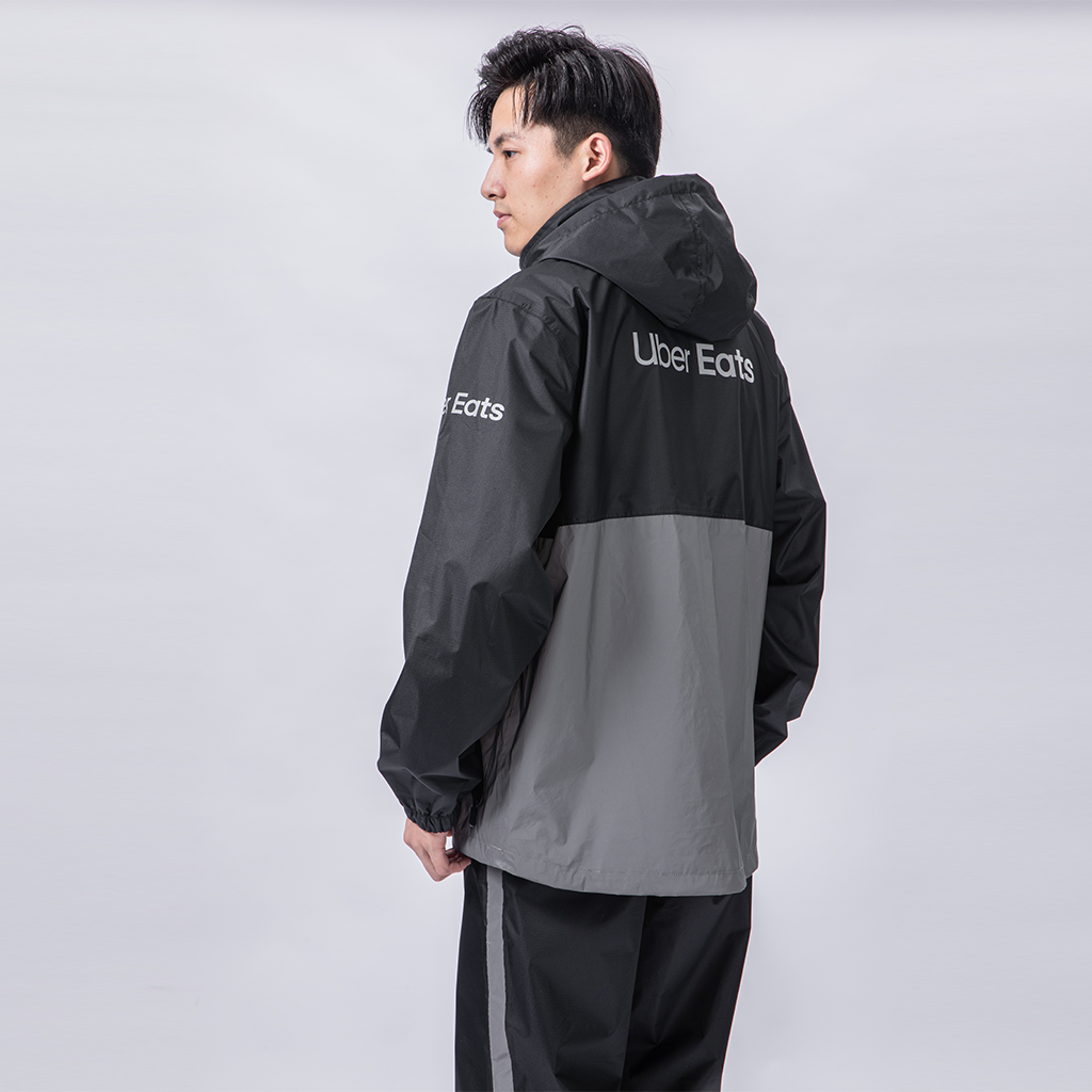 Uber Eats兩截式雨衣